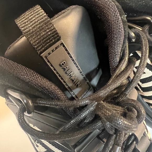 Balmain B-Runner monogram sneakers, Size 8, New without box main image 5